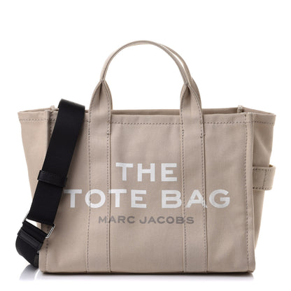 Marc Jacobs Cotton Canvas Medium The Traveler Tote Bag Beige 1 of 10