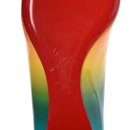 Christian Louboutin Patent Rainbow Ballalla Flats 40.5 Multicolor 6 of 11