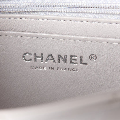 Chanel Lambskin Quilted Mini Rectangular Flap Grey 6 of 13