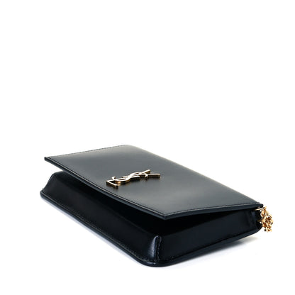 Saint Laurent Smooth Calfskin Monogram Phone Holder Crossbody Black 6 of 8