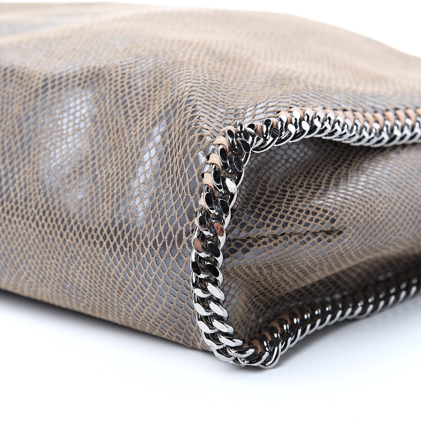 Eco Python Big Falabella Tote Brown
