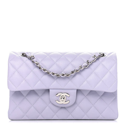 Chanel Caviar Quilted Small Double Flap Light Purple 1 of 9