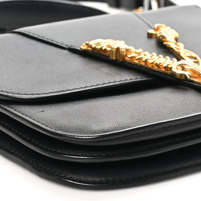 Versace Vitello Barocco Virtus Small Top Handle Shoulder Bag Black 9 of 12