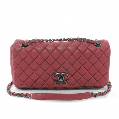 Chanel Iridescent Calfskin Small New Bubble Quilt Flap Fuchsia 1 of 9