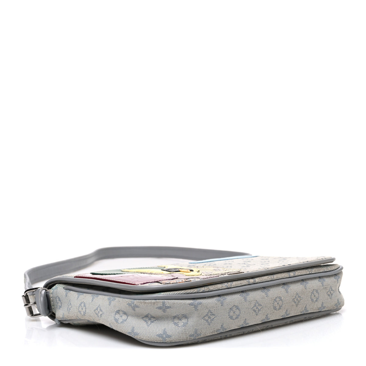 Louis Vuitton Mini Monogram Patchwork Conte De Fees Musette Grey 3 of 10