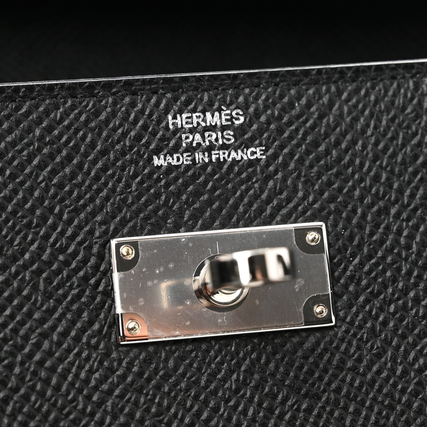 Hermes Epsom Kelly Wallet To Go Black 6 of 11