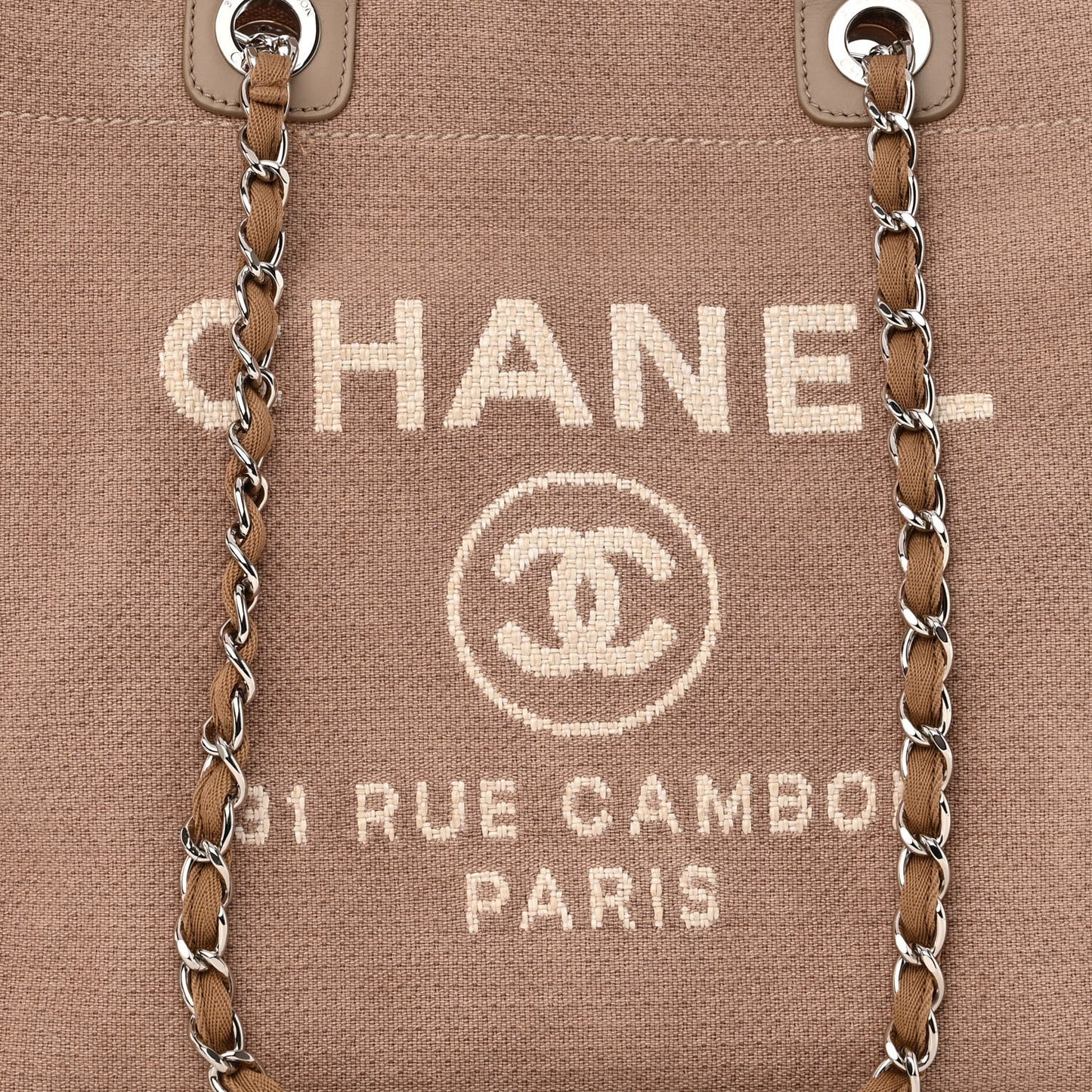 Canvas Medium Deauville Tote Ecru