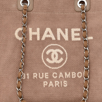 Chanel Canvas Medium Deauville Tote Ecru 8 of 11