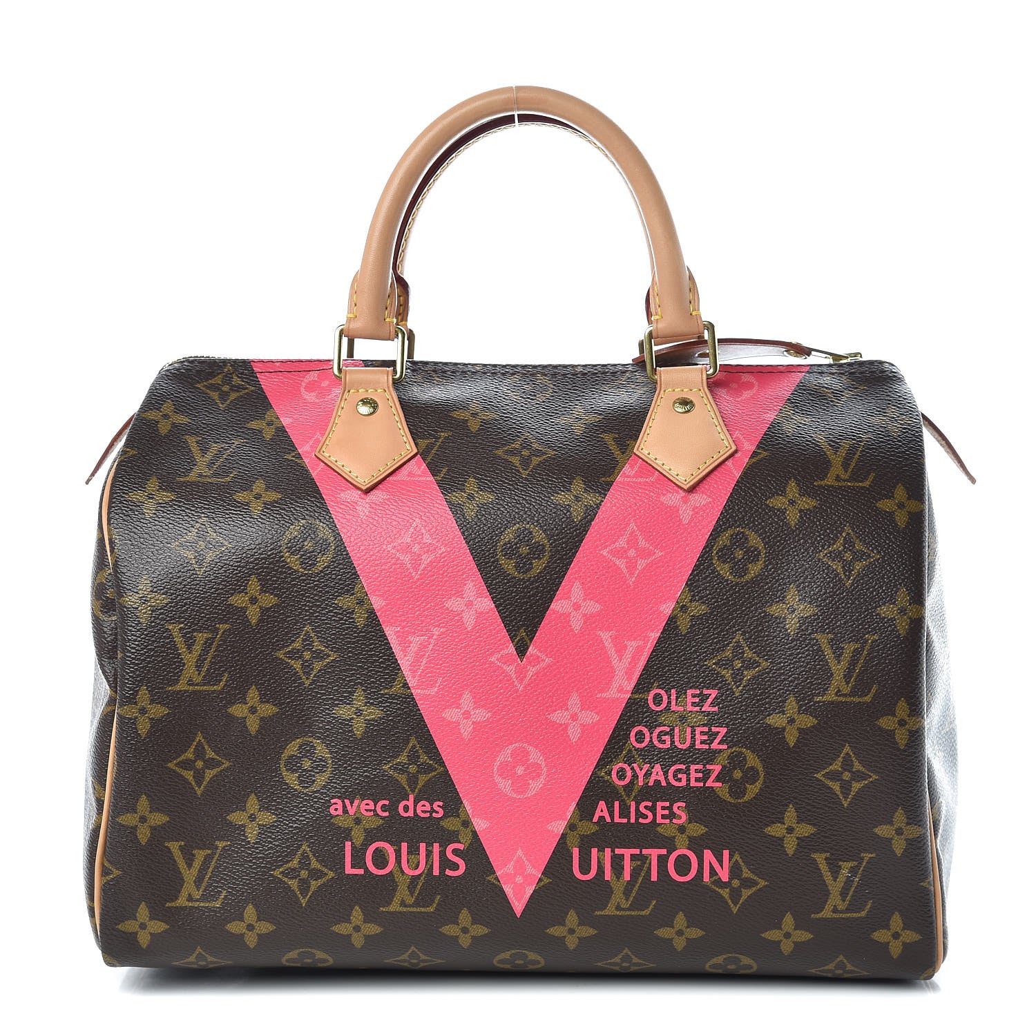 Louis Vuitton Monogram Speedy 30 V Grenade 1 of 9