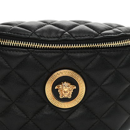 Versace Nappa Quilted Medusa Belt Bag Black 8 of 11