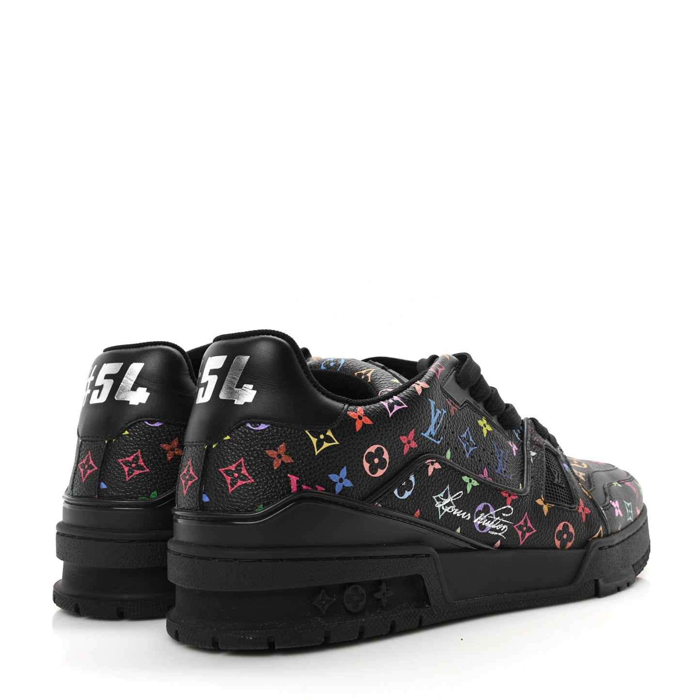 LV X TM Calfskin Monogram Multicolor LV Trainer Sneakers 8 Black