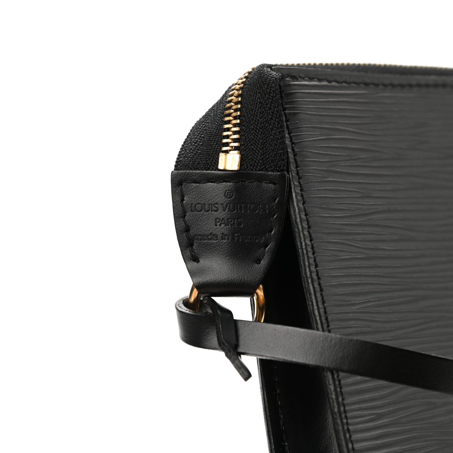 Louis Vuitton Epi Pochette Accessories 24 Black 6 of 9