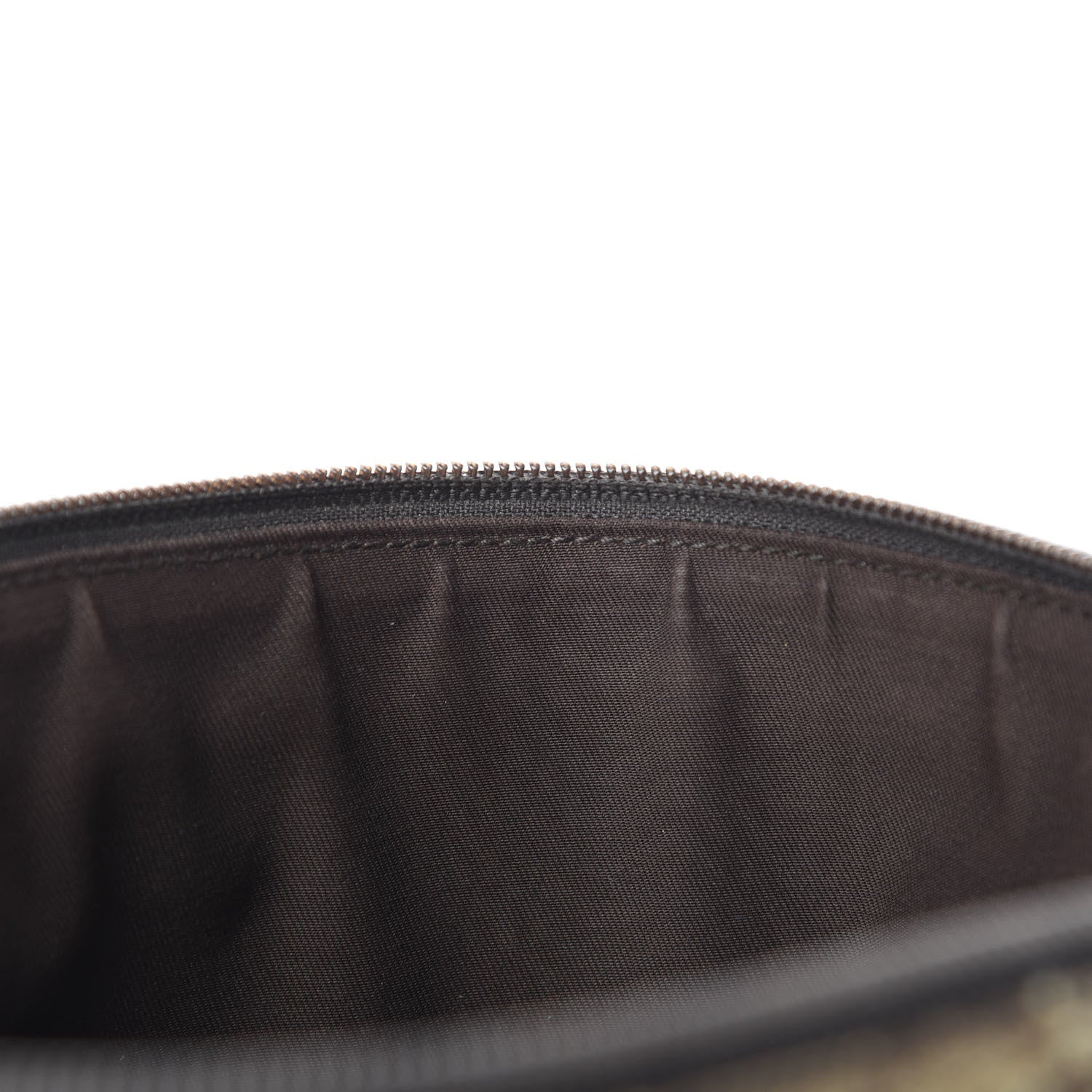 Gucci Monogram Calfskin Perforated Medium Flat Messenger Bag Dark Brown 12 of 18