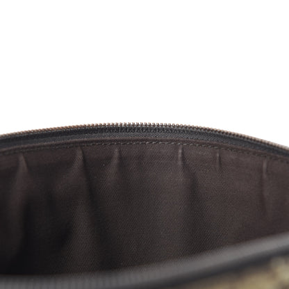 Gucci Monogram Calfskin Perforated Medium Flat Messenger Bag Dark Brown 12 of 18