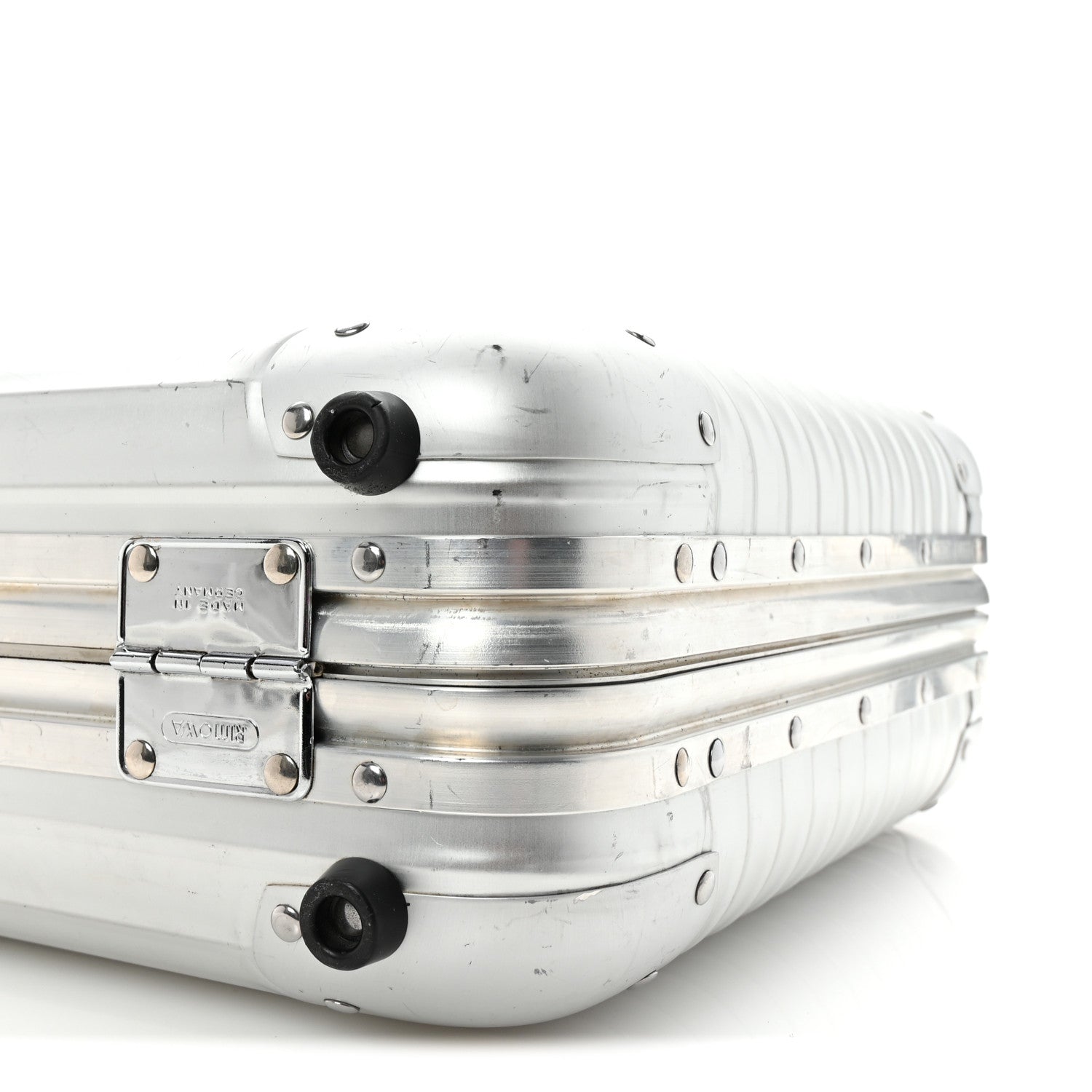 Rimowa Aluminum Topas Attache Briefcase Silver 1734126 – FASHIONPHILE