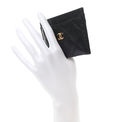 Chanel Caviar Quilted Card Holder Black 2 of 8