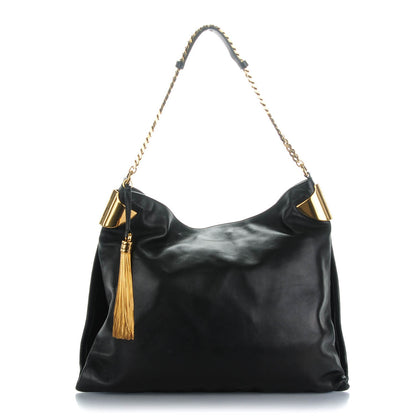 Gucci Lambskin Large 1970 Shoulder Bag Black 1 of 8