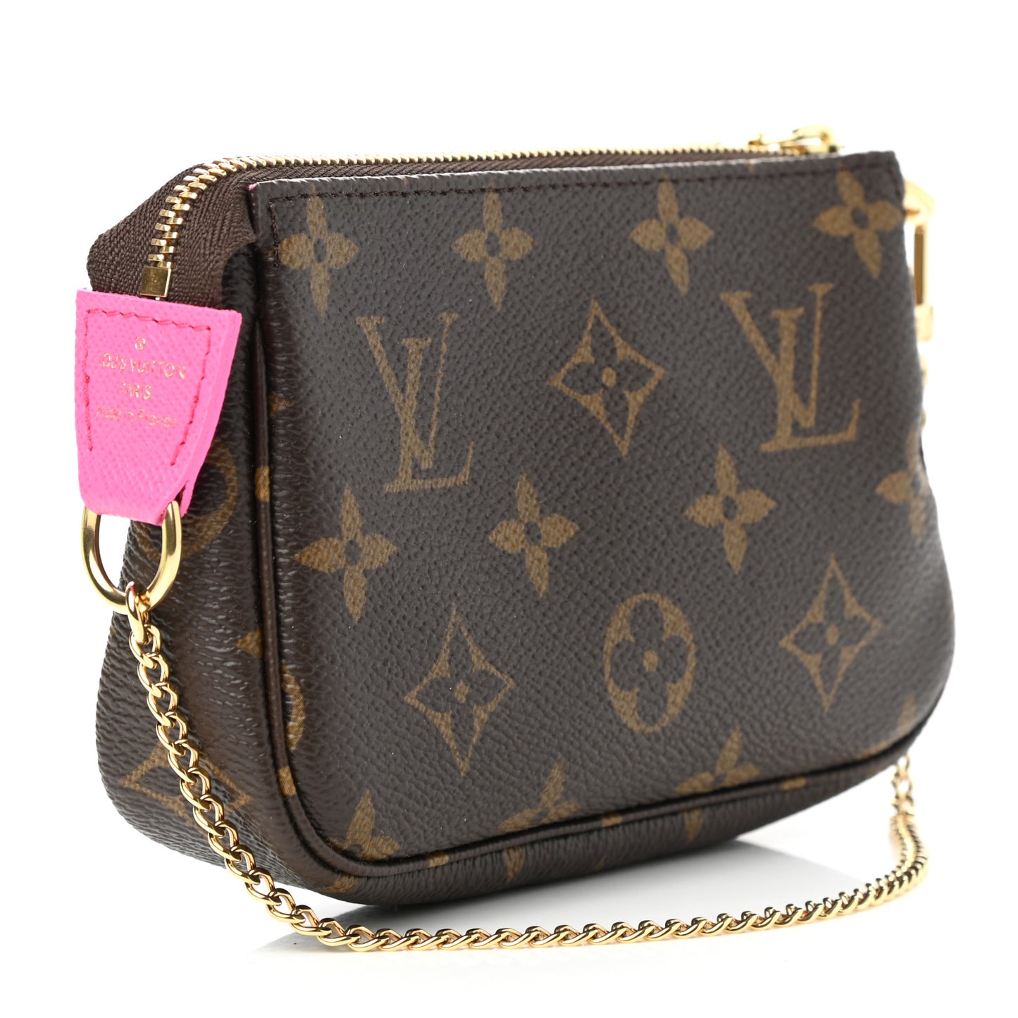 Monogram 2022 Christmas Animation Seoul Mini Pochette Accessories Fuchsia