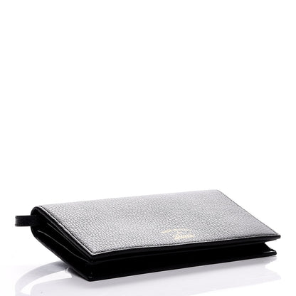 Gucci Dollar Calfskin Mini Swing Wallet Bag Black 4 of 9
