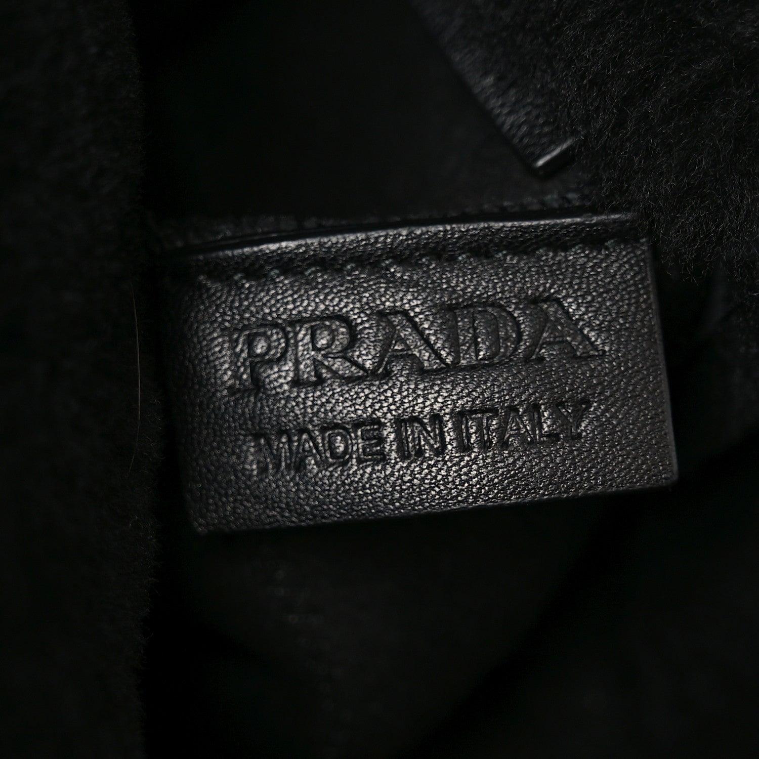 Prada Shearling Nappa Triangle Quilted Patchwork System Tote Black 7 of 10
