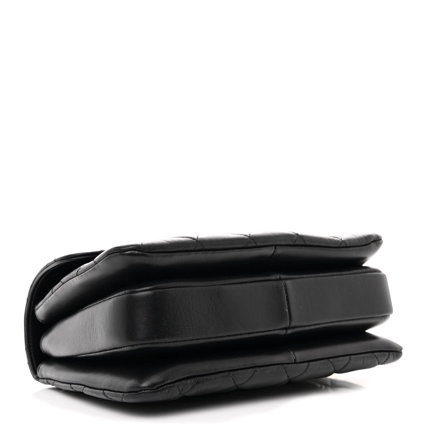 Lambskin Quilted Small Trendy CC Dual Handle Flap Bag Black