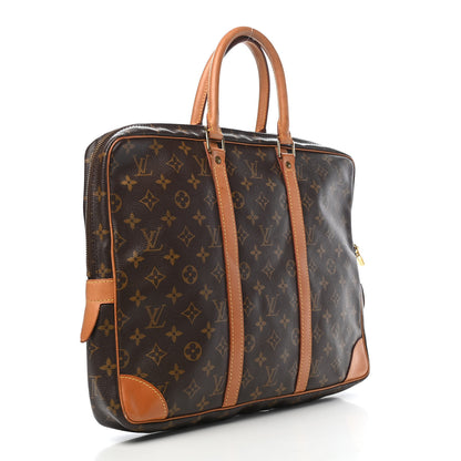 Louis Vuitton Monogram Porte-Documents Voyage Briefcase 3 of 10