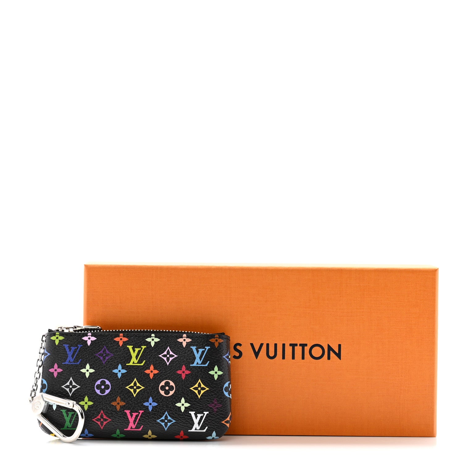 Louis Vuitton LV X TM Monogram Multicolor Key Pouch Black 7 of 7