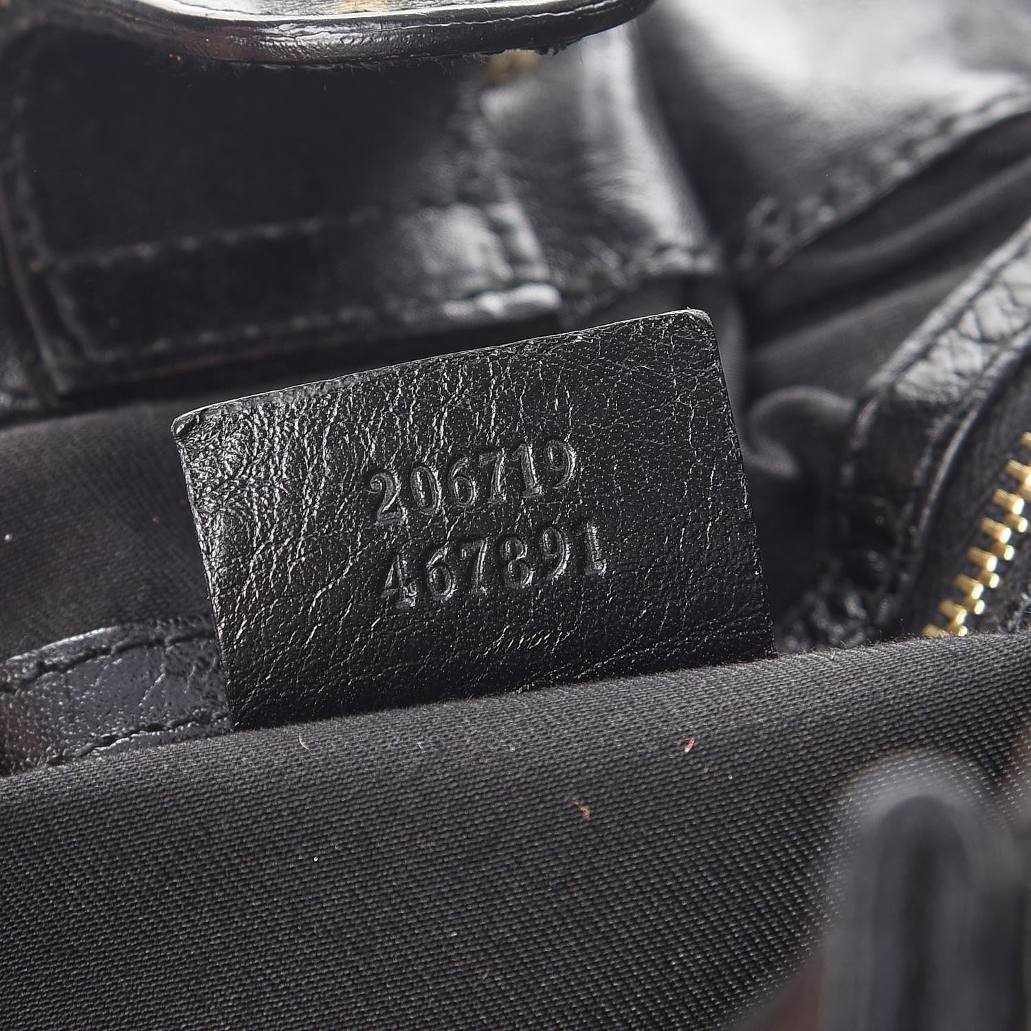 Gucci Monogram Studded Pelham Tote Bag Black 7 of 8