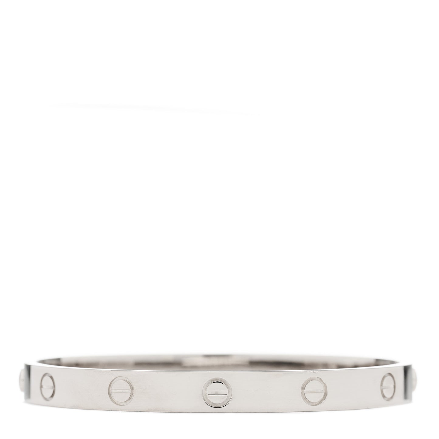18K White Gold LOVE Bracelet 18