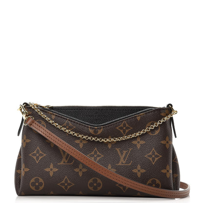 Louis Vuitton Monogram Pallas Clutch Black 1 of 8