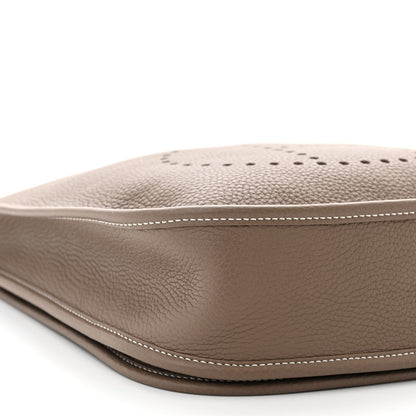 Hermes Taurillon Clemence Evelyne III PM Etoupe 9 of 12