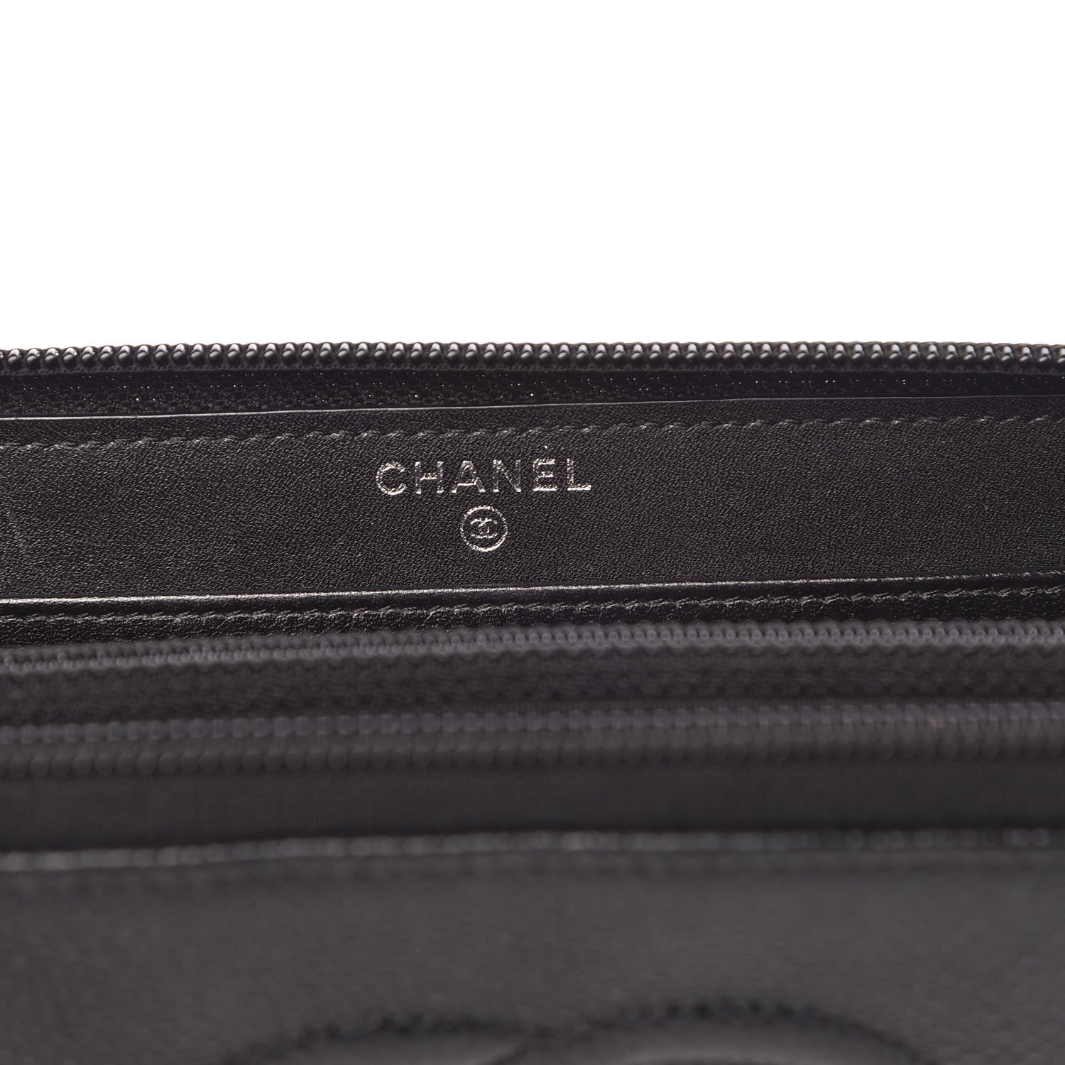 Chanel Caviar Large Timeless CC Zip Around Wallet Black 6 of 12