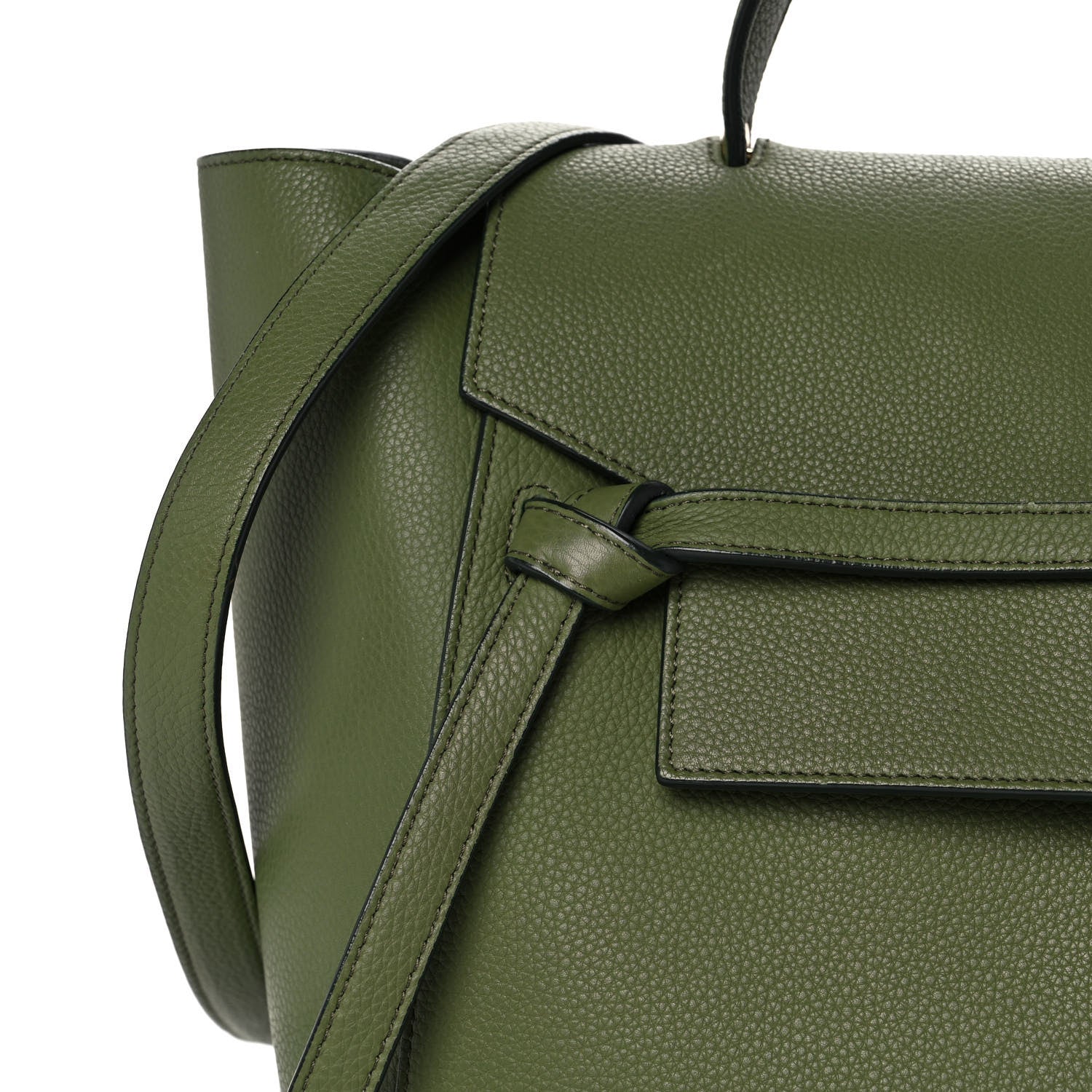 Celine Baby Grained Calfskin Mini Belt Bag Green 8 of 16