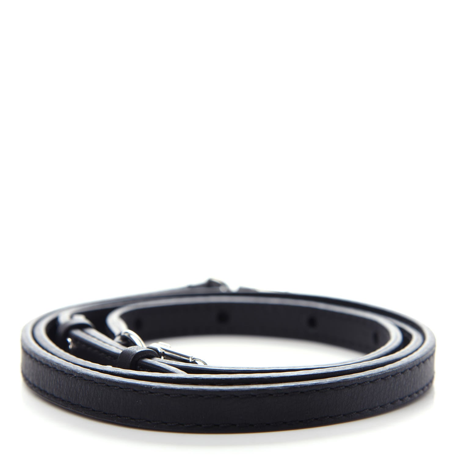 Louis Vuitton Calfskin Shoulder Strap Black 2 of 3