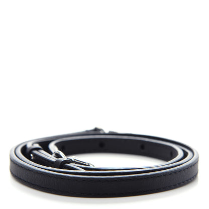 Louis Vuitton Calfskin Shoulder Strap Black 2 of 3