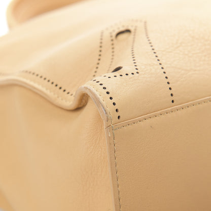 Balenciaga Calfskin Blackout Hardware Perforated City Beige Ocre 12 of 18