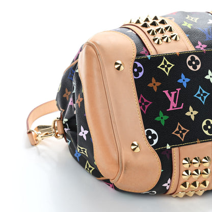 Louis Vuitton Monogram Multicolor Courtney MM Black 6 of 11