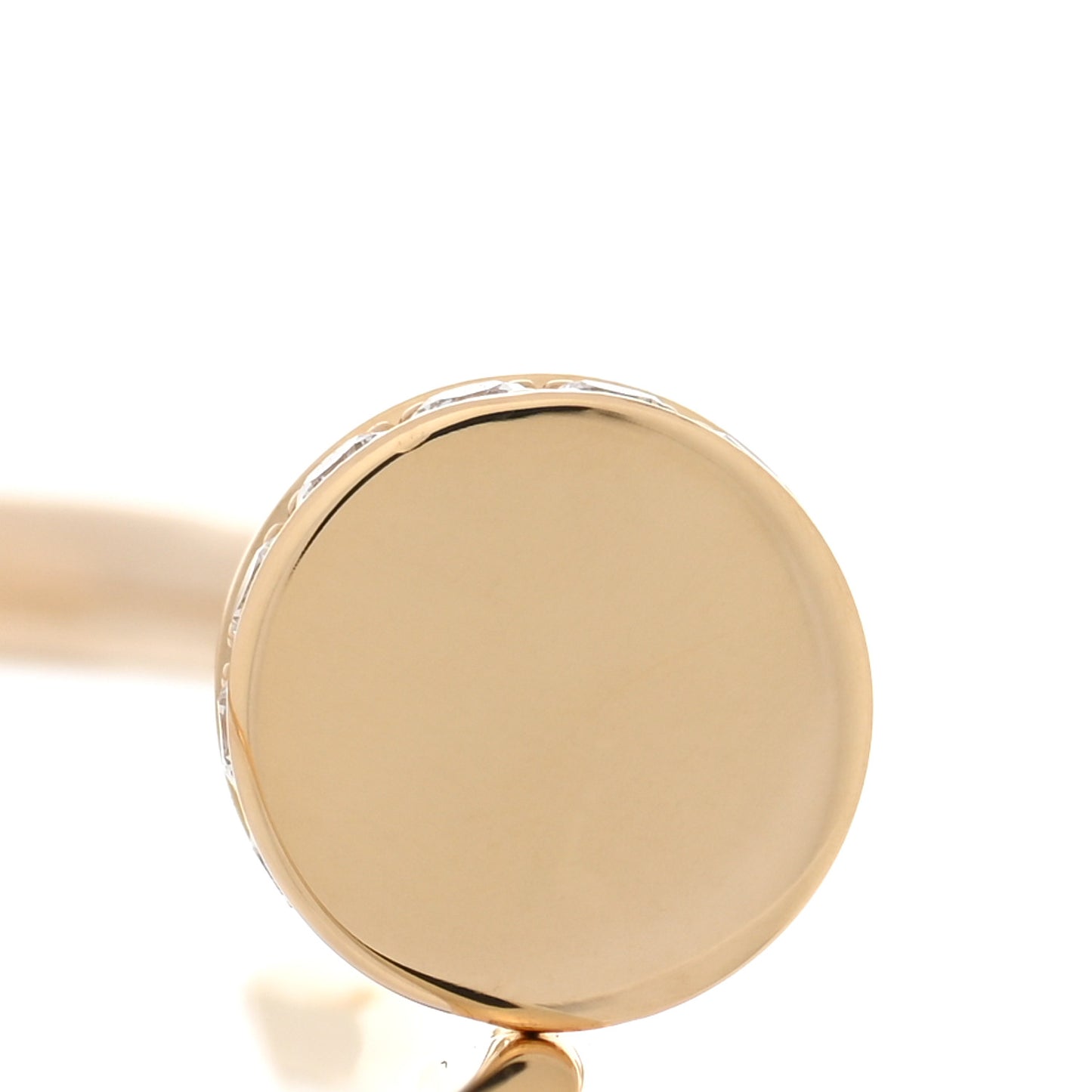 18K Yellow Gold Diamond Small Juste Un Clou Bracelet 16
