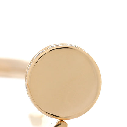 Cartier 18K Yellow Gold Diamond Small Juste Un Clou Bracelet 16 4 of 5