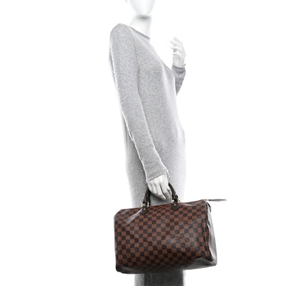 Louis Vuitton Damier Ebene Speedy 35 2 of 9