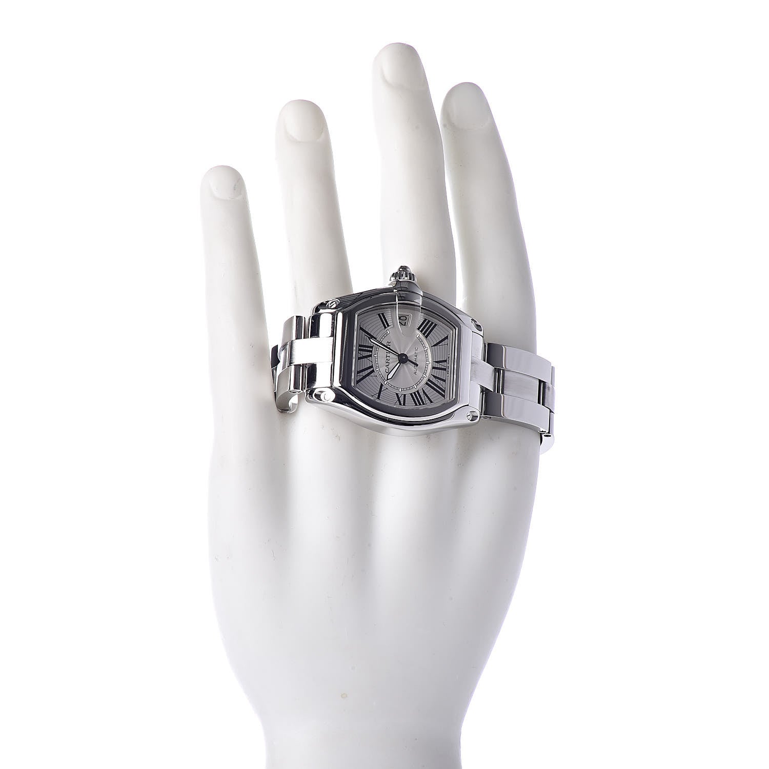 Cartier Stainless Steel 37mm Roadster Automatic Watch 2 of 12