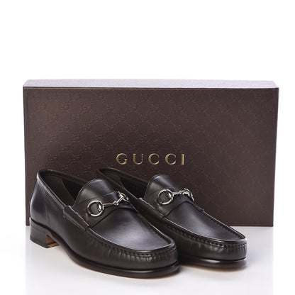 Gucci Calfskin Mens 1953 Horsebit Loafers 41 Marrone 8 of 8
