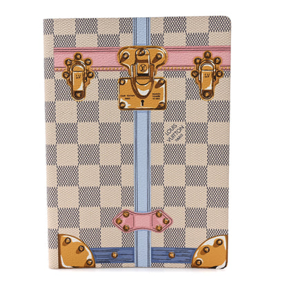 Louis Vuitton Damier Azur Summer Trunks Clemence Notebook MM 1 of 6