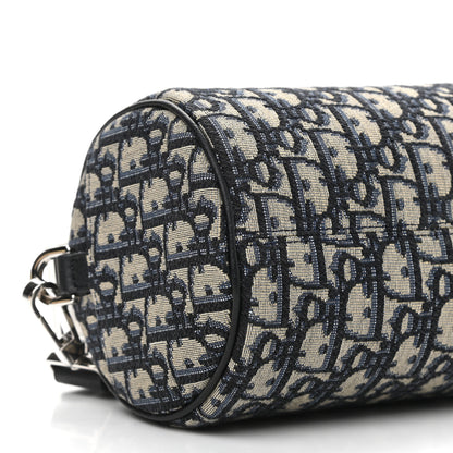 Christian Dior Oblique Roller Messenger Bag Blue 8 of 9