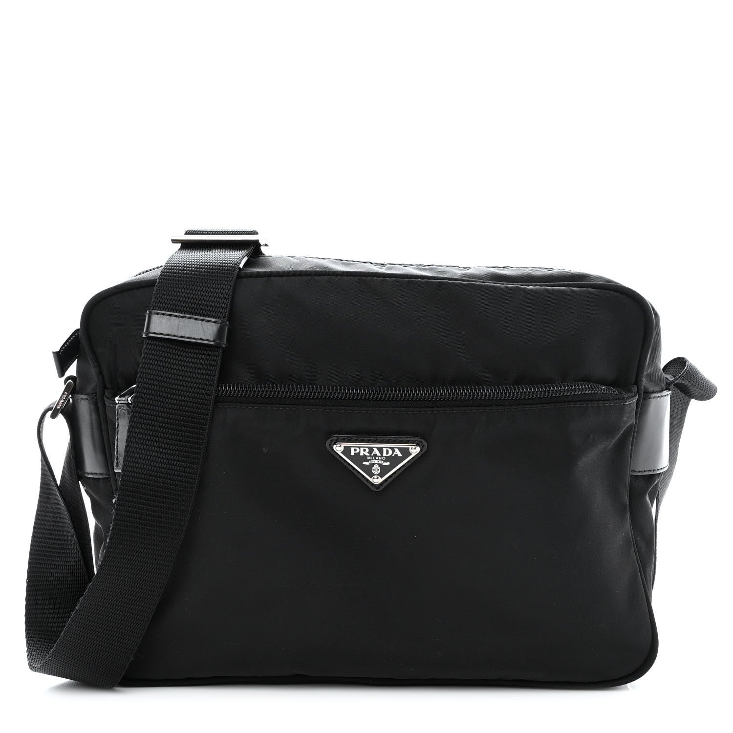 Prada Nylon Tessuto Vela Crossbody Bag Black 1 of 10