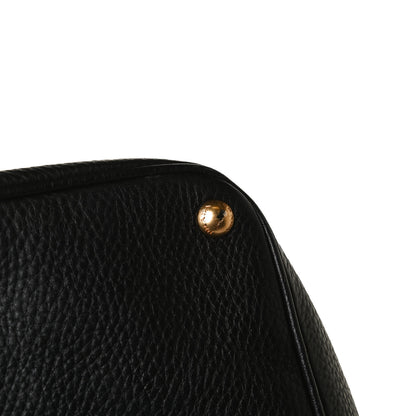 Prada Vitello Daino Tote Black 13 of 15