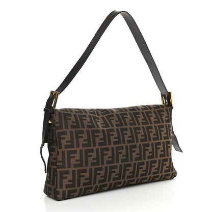 Fendi Zucca Vitello Messenger Baguette Tobacco 3 of 14