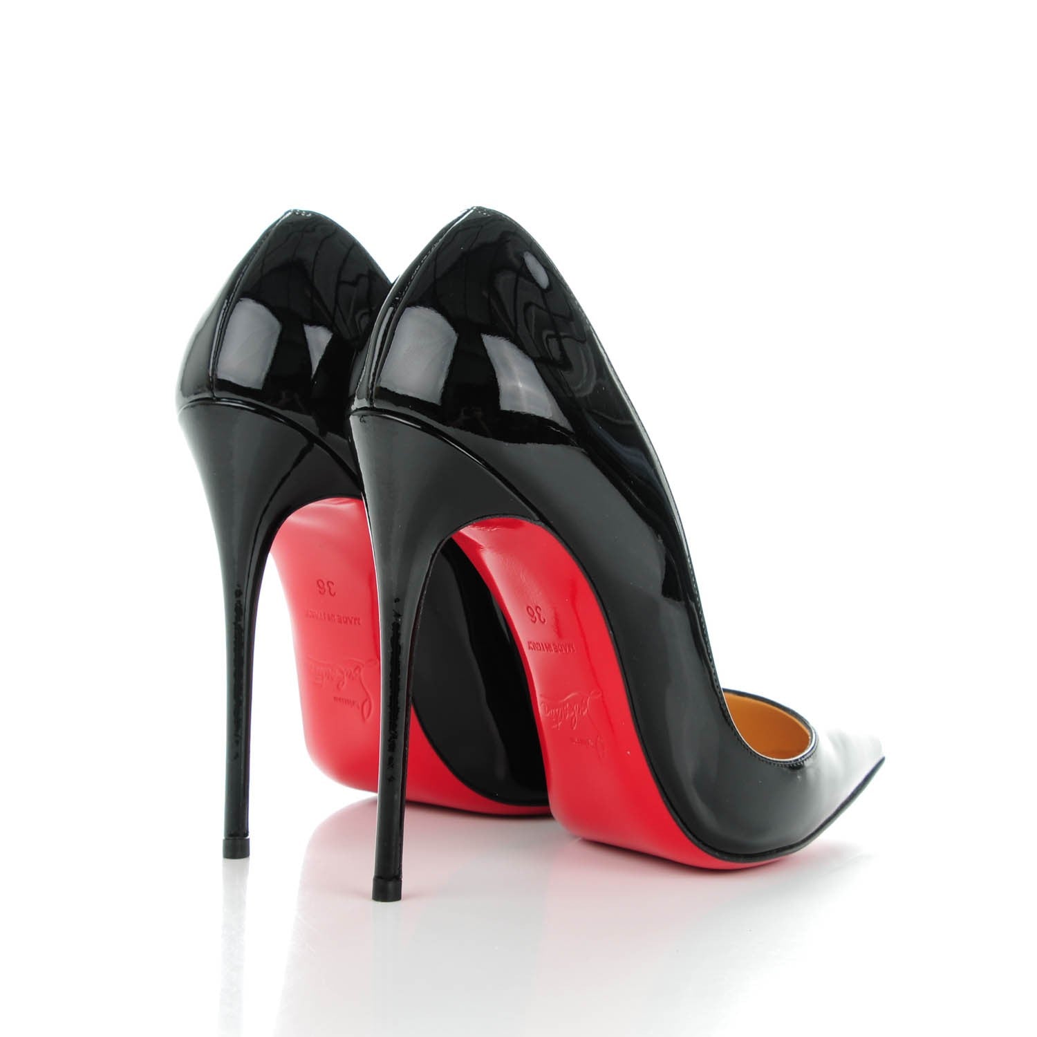 Christian Louboutin Patent So Kate 120 Pumps 36 Black 4 of 7