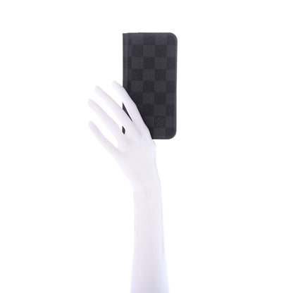 Louis Vuitton Damier Graphite iPhone X Folio Case 2 of 8