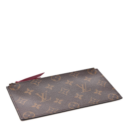 Louis Vuitton Monogram Felicie Chain Wallet Zippered Insert Fuchsia 4 of 6